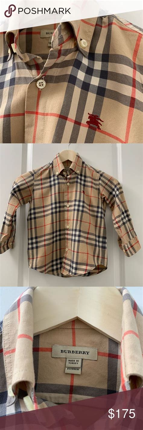 long sleeve burberry shirt kids